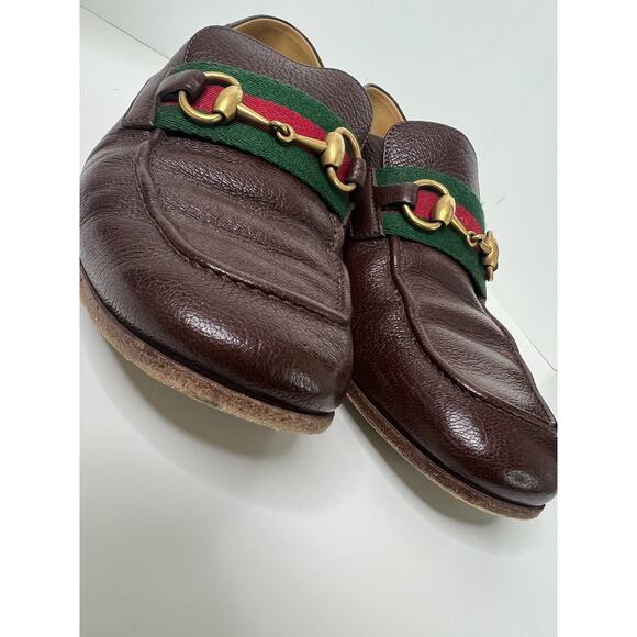 Gucci Havely Brown Leather Loafers, Size 7 main image 6